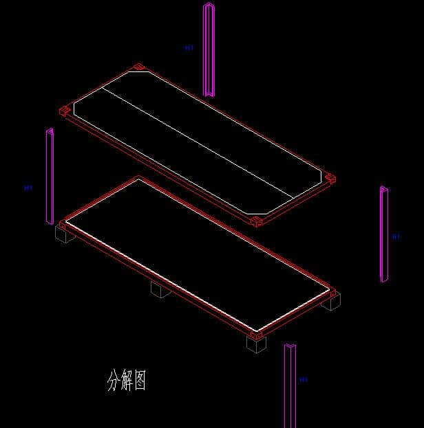 打包集裝箱活動(dòng)房分解設(shè)計(jì)圖